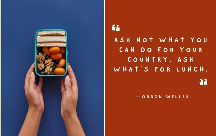 Food Quotes Orson Welles