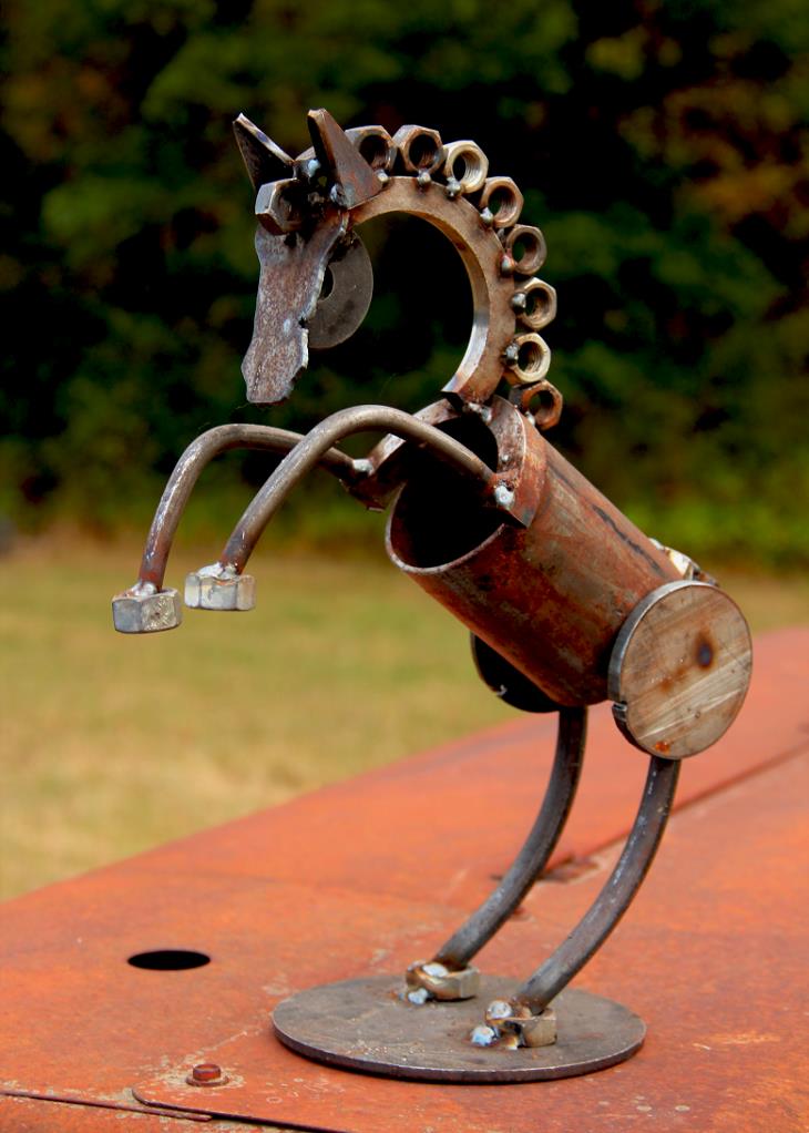 Scrap Metal Art, horse