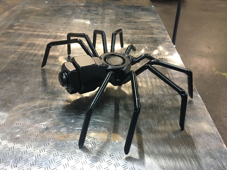 Scrap Metal Art, spider