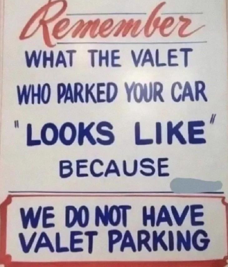 FUNNIEST Disclaimers, valet