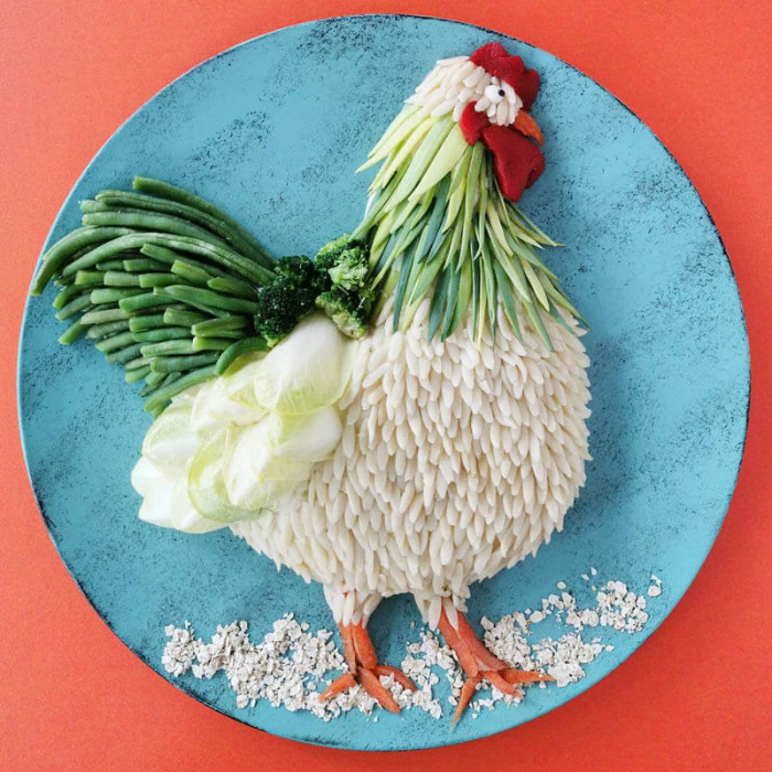 Food art by Jolanda Stokkermans - Veggie Chicken