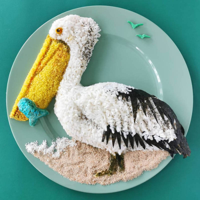 Food art by Jolanda Stokkermans - Pelican Plate