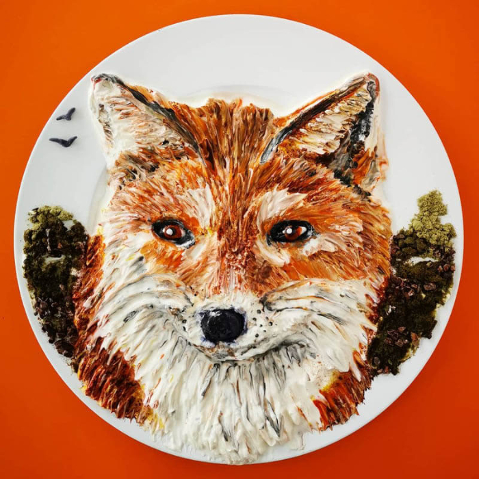 Food art by Jolanda Stokkermans - Foxy Lady Breakfast