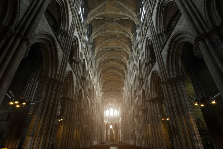 Medieval Inventions The interior of the Reims Cathedral (1211-1275)