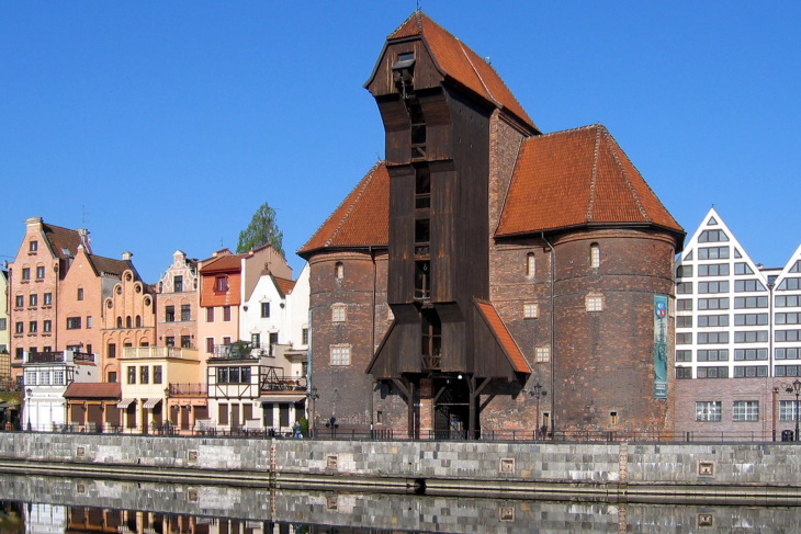 Medieval Inventions Ancient Wooden Crane in Gdansk, Poland (1367)