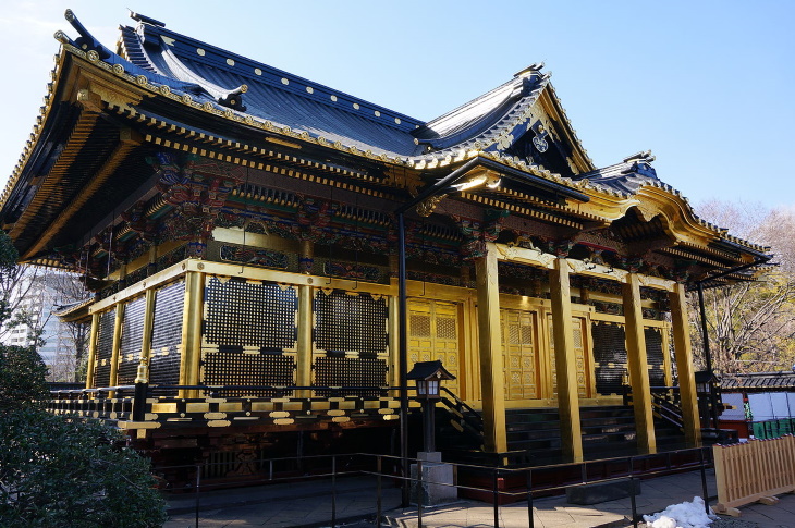 Japanese Architecture Toshogu Shrine Gate (Tōshō-gū Yōmeimon)