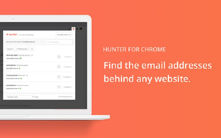 Chrome Extensions, Hunter
