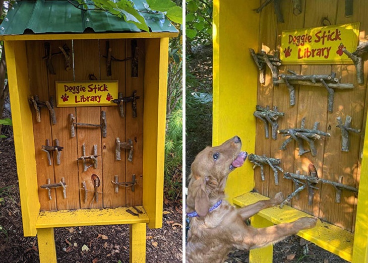 Pet Inventions, stick library
