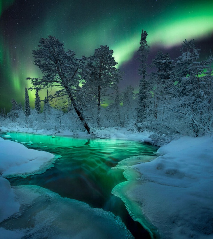 Northern Lights Photographer of the Year 2022, lake