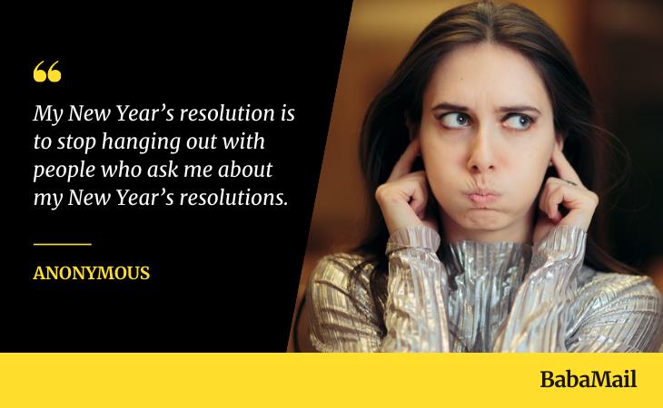 News Year's Quotes, resolution
