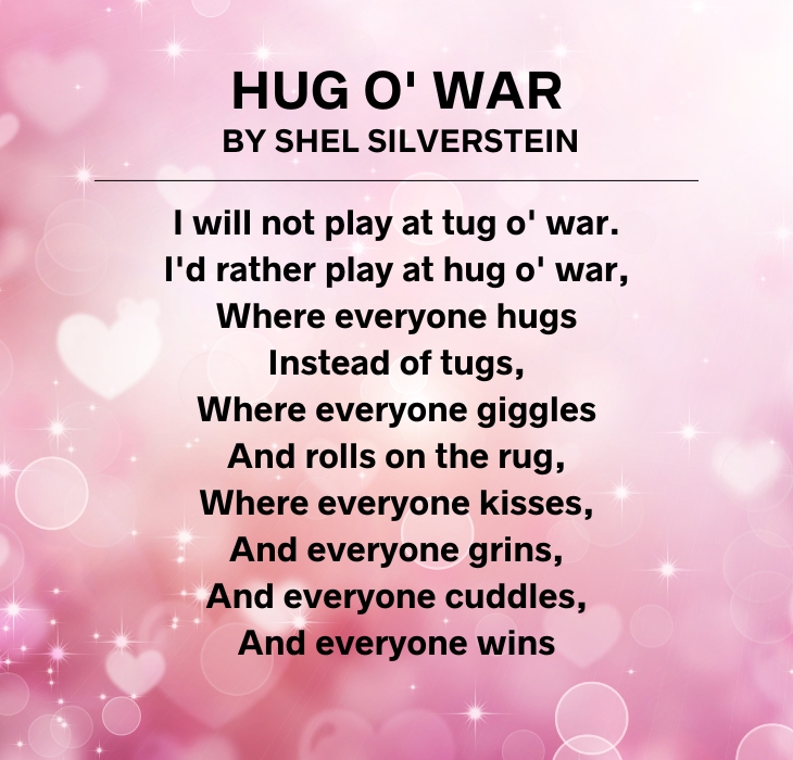 Short Poems Hug O' War – Shel Silverstein