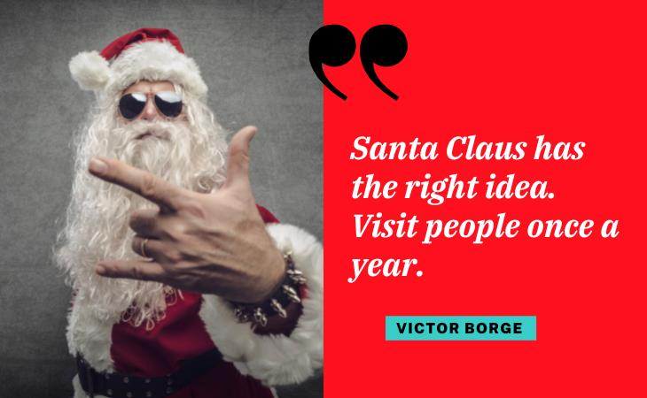 Hilarious Christmas Quotes, santa