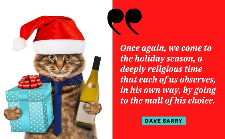 Hilarious Christmas Quotes, mall