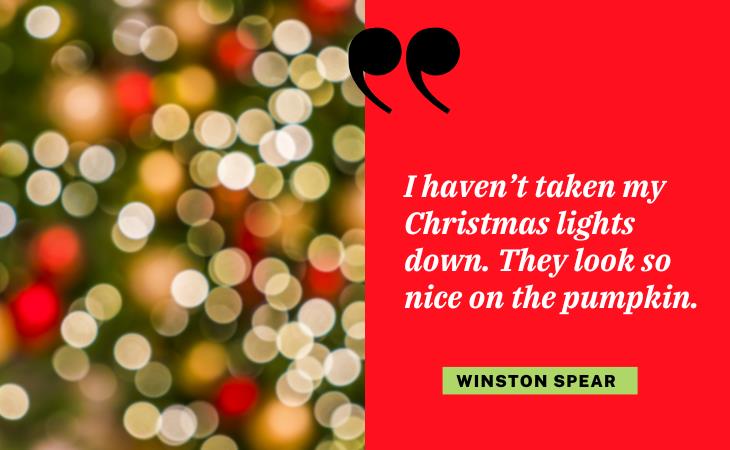 Hilarious Christmas Quotes, lights