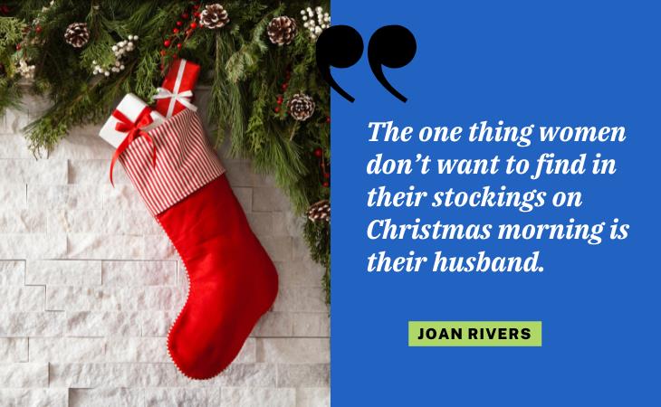 Hilarious Christmas Quotes, stocking