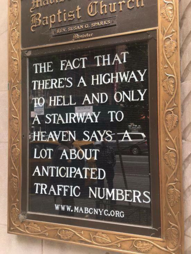 Funny Church Signs A clever observation