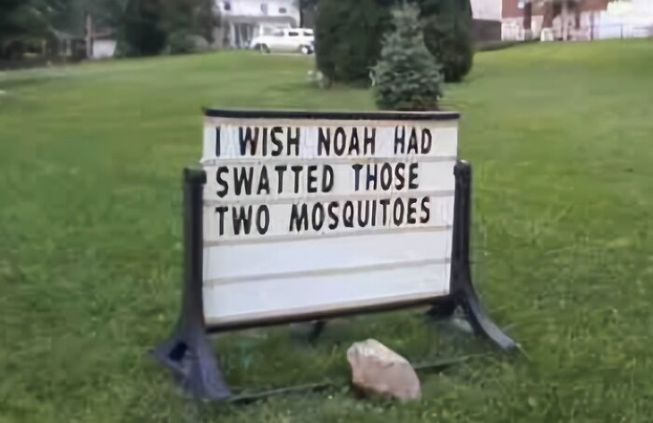 Funny Church Signs Noah