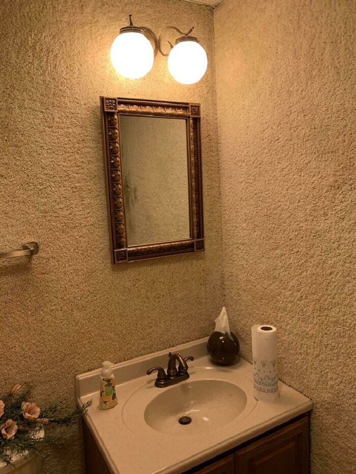 Interior Design Fails, Carpet wall bathroom