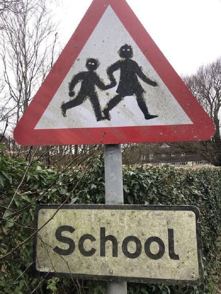 Funny and Clever Signs, school