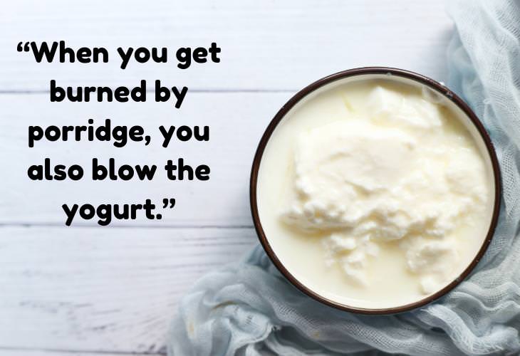 Greek Proverbs, yogurt