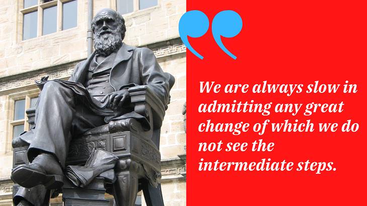 Quotes by Charles Darwin, change