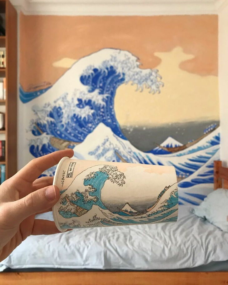 Berk Armagan Japanese wave painting