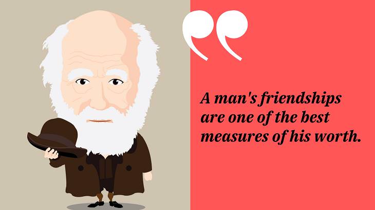 Quotes by Charles Darwin, friendships 