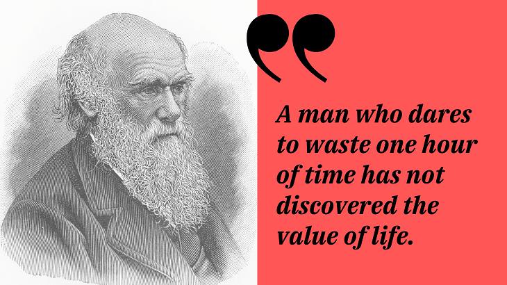 Quotes by Charles Darwin, time