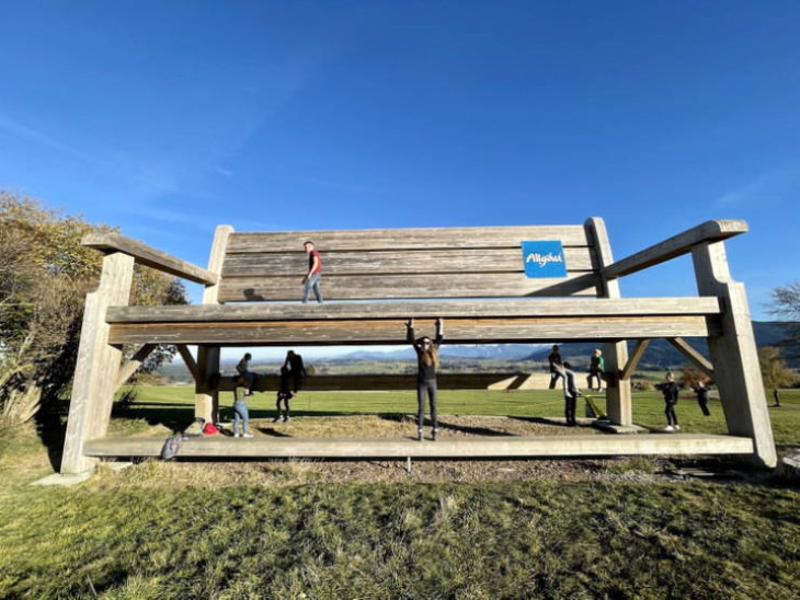 Strange Things largest bench in Germany