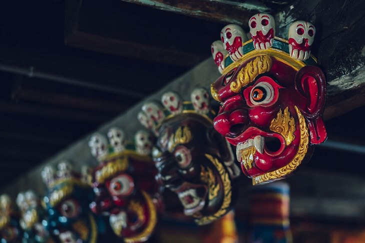 Beauty of Bhutan, Bhutanese ceremonial masks
