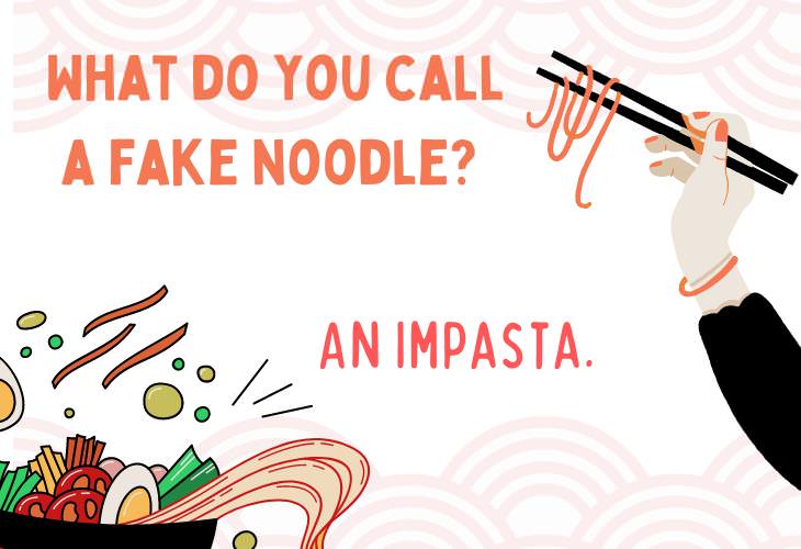 Food Puns and Jokes, noodle