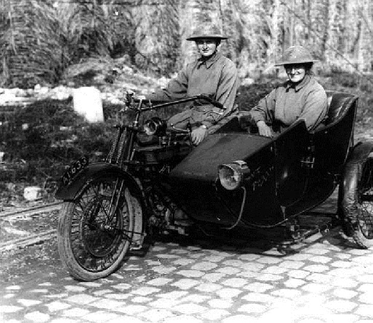 Motorcycles in World War I, Royal Enfield with a sidecar