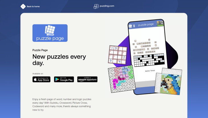brain apps Puzzle Page