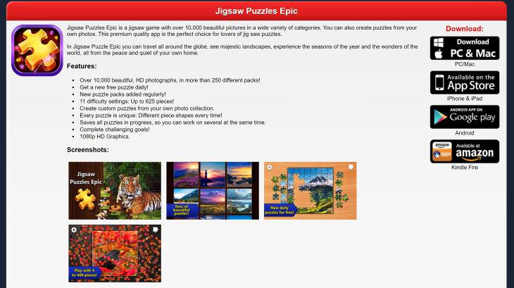 brain apps Jigsaw Puzzles - Epic
