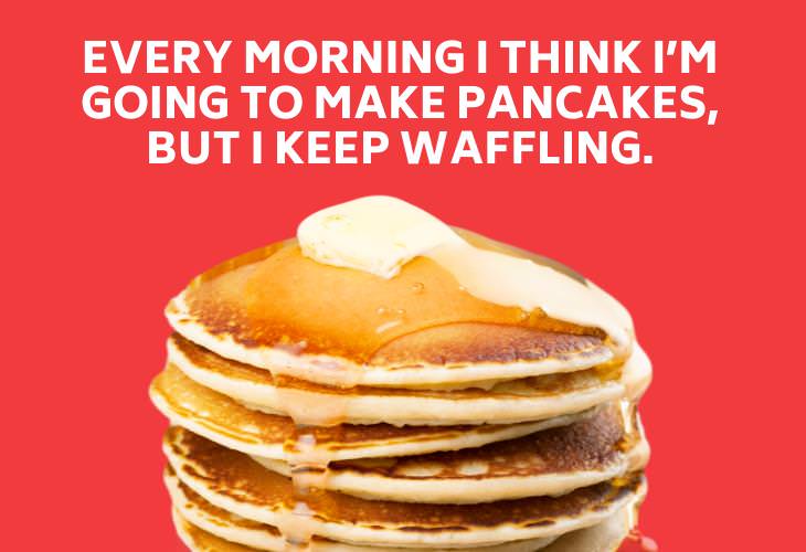 Food Puns and Jokes, pancakes