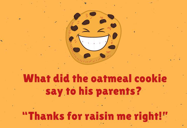 Food Puns and Jokes, cookies