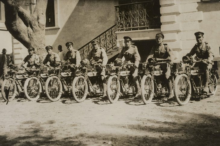 Motorcycles in World War I, motorcyclists 
