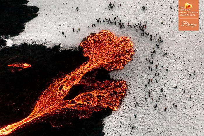 "Volcano In Iceland" By Jon Hilmarsson