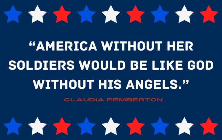 Patriotic Quotes —Claudia Pemberton