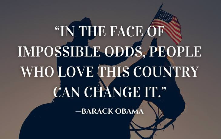Patriotic Quotes —Barack Obama