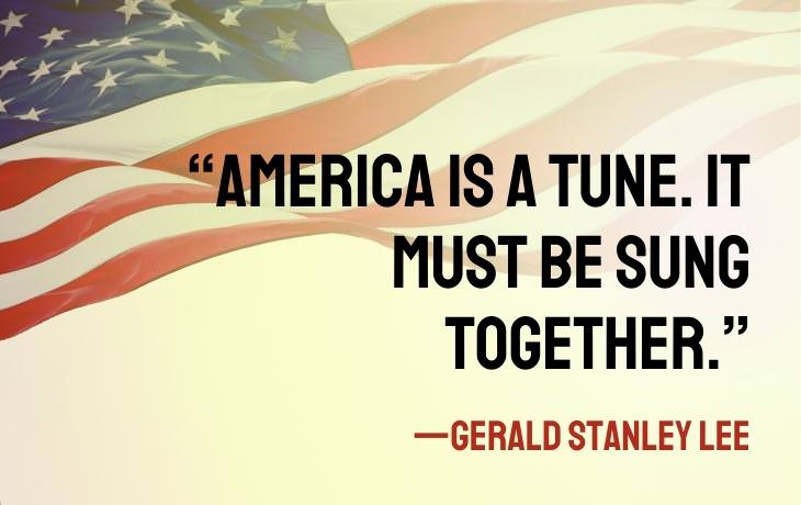 Patriotic Quotes —Gerald Stanley Lee