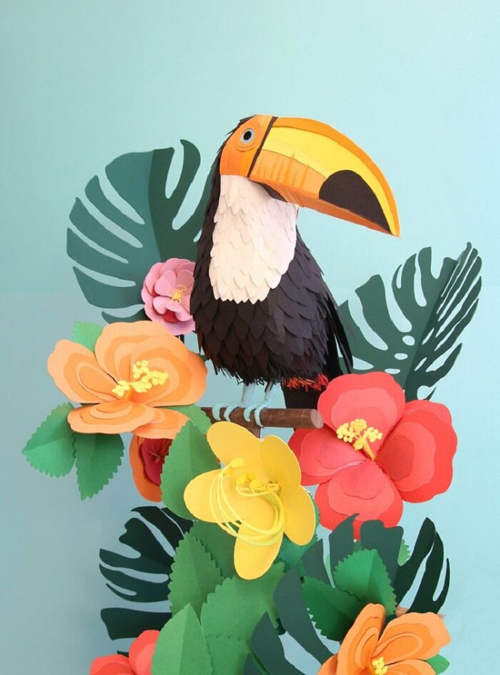 Paper Art, toucan