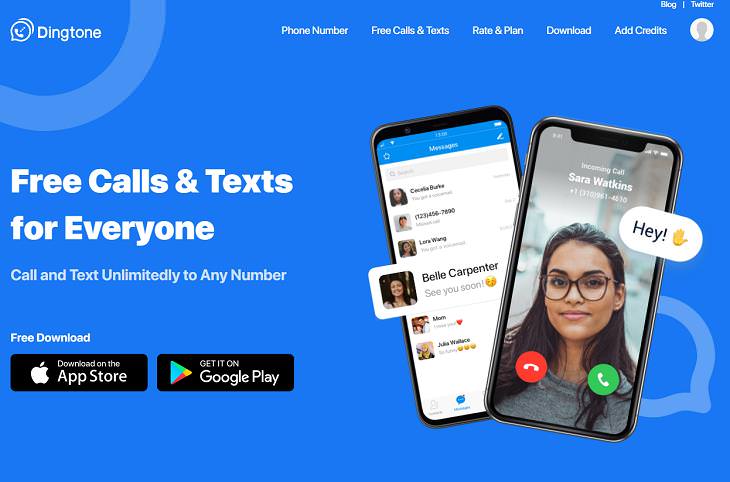 FREE Wi-Fi Calling Apps, Dingtone