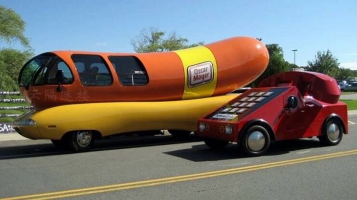 Weird Cars, hot dogs