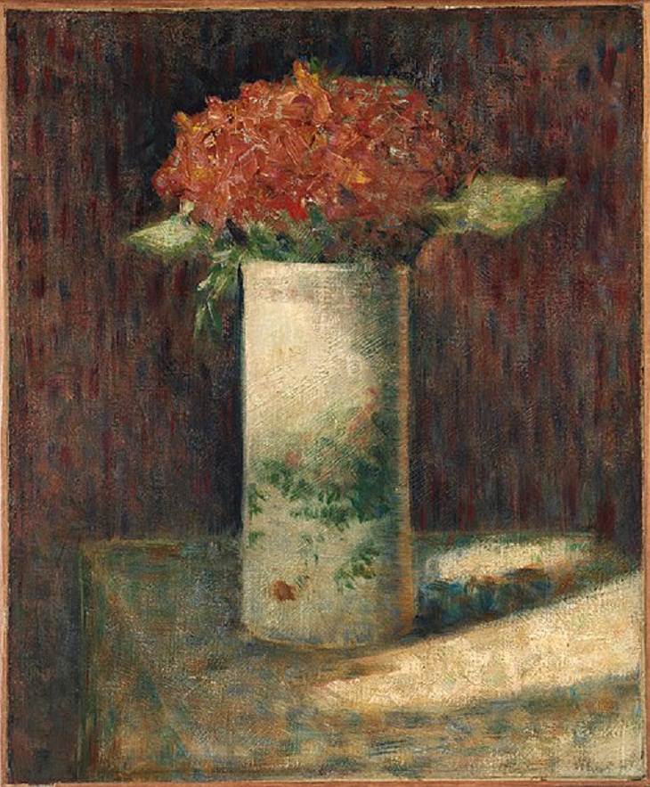 Georges Seurat Paintings, Vase of Flowers
