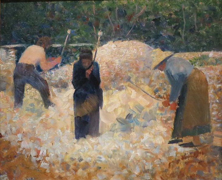 Georges Seurat Pinturas, Quebradores de Pedras