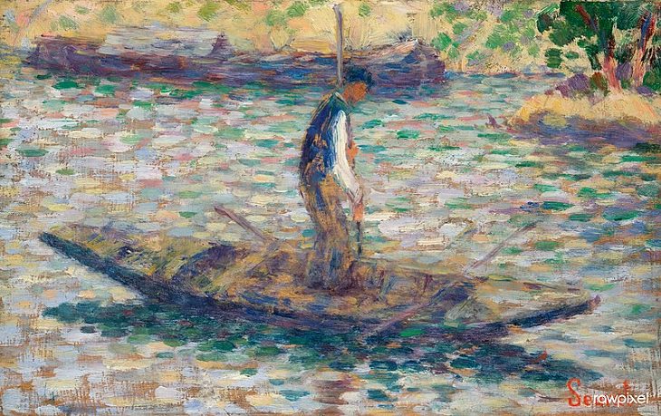Georges Seurat Paintings, A Fisherman