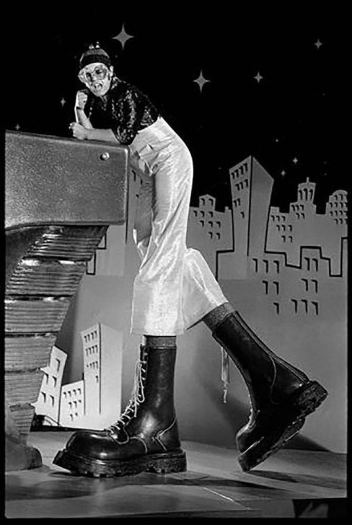 Elton as the Pinball Wizard in The Who's rock opera, "Tommy" 1975.