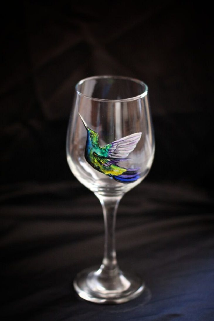 Animal Paintings on Glass, bird