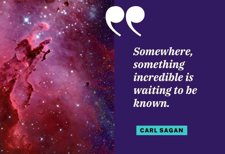 Quotes from Famous Scientists, Carl Sagan, universe 